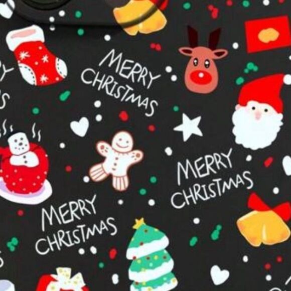 🎄NEW IPHONE 15 PRO MAX HOLIDAY PHONES CASES- 2 COLORS-CUTE HOLIDAY PATTERN🎄 - Picture 3 of 4